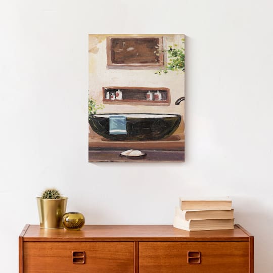 Farmhouse Sink 12" x 16" Canvas Wall Art